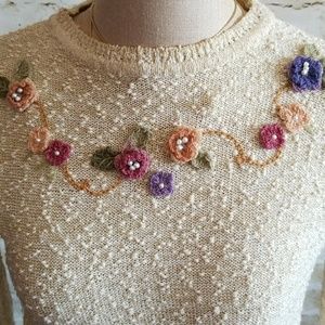 Vintage 👑Golden👑 Metallic Sweater